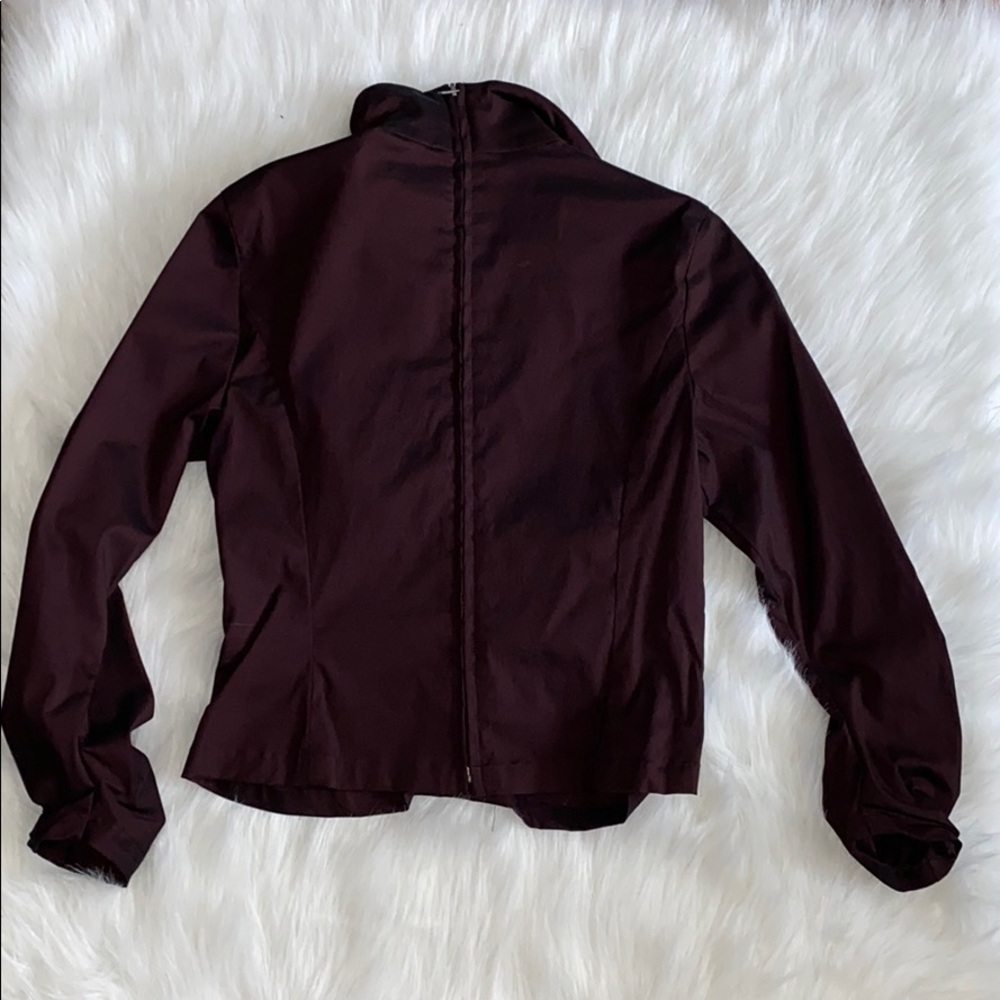 Burgundy Roused Top - Picture 4 of 5